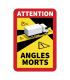 ADHESIVO SEÑALIZACION ANGULOS MUERTOS, ANGLES MORTS
