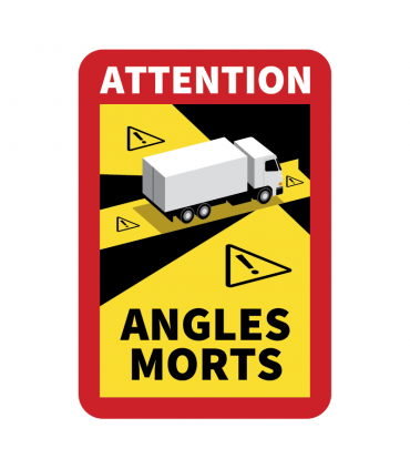 ADHESIVO SEÑALIZACION ANGULOS MUERTOS, ANGLES MORTS